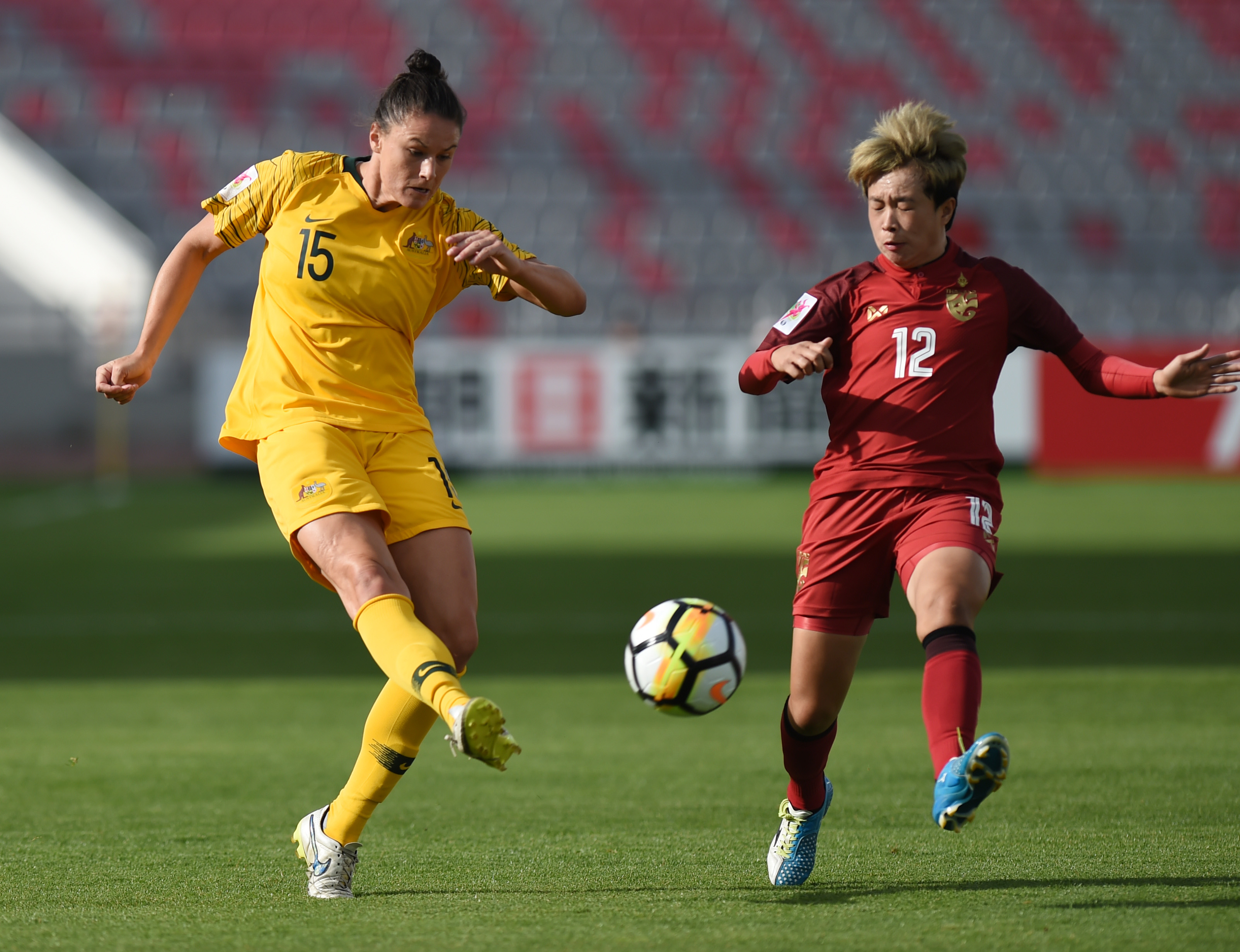 澳大利亚女足队员获得最佳射手奖