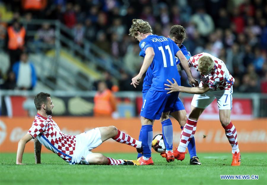 克罗地亚在对芬兰比赛中取得3-0胜利